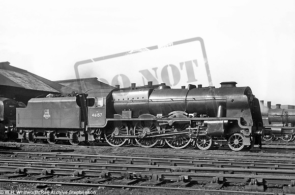 46157 1950s Crewe North shed