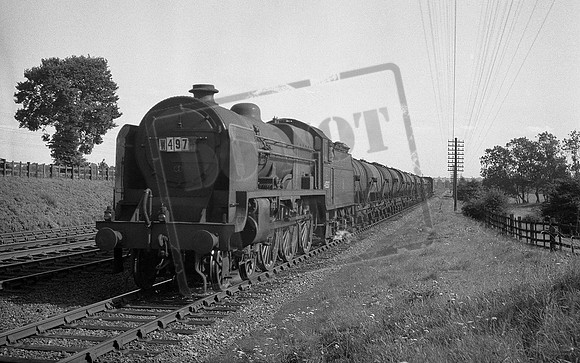 45507 1950s Town Thorns Cutting, near Brinklow