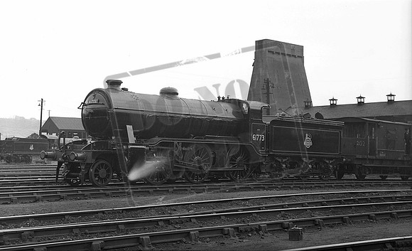 61773 1950 Eastfield On trip 202 - it is all over the LNER built brake van
