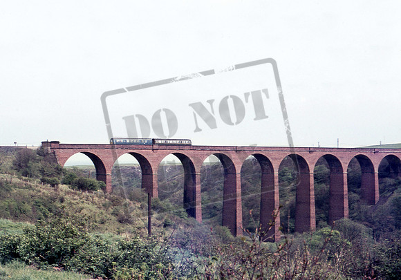 DMU 1967c Denemouth Viaduct Co Durham