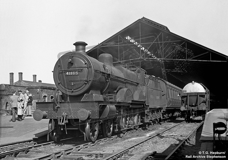 Rail Compound Rail-Online | Compound 4-4-0s | 41165 1952-07-05 Rugby station