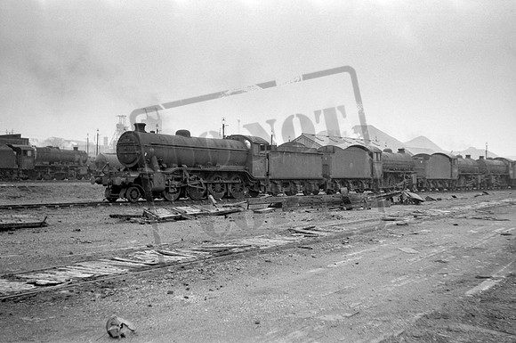63956 62038 62013 63032 61xxx 1964-04-06 Annesley Scrap Line