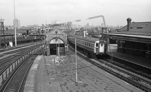 EMU 7813 1970s Clapham Junction