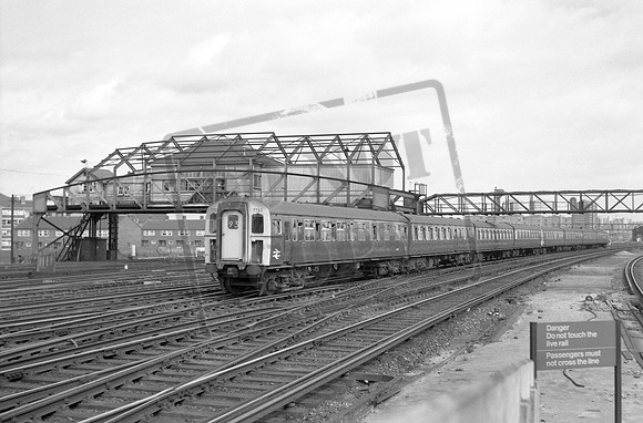 EMU 7723 1970s Clapham Junction