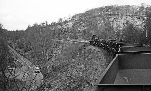 D9555 1967 Point Quarry Coleford Branch