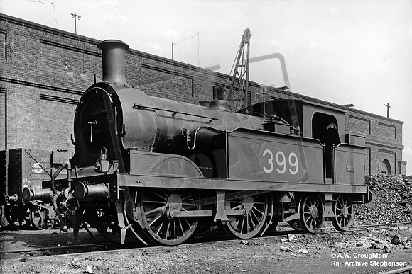 SECR 399 1922-07 Slade Green shed