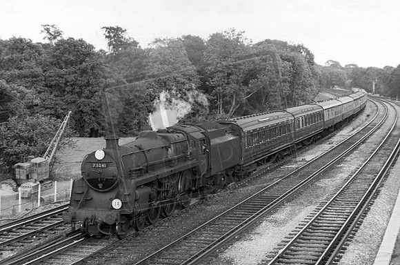 73041 1959-06-07 St Mary Cray Junction One of those received in exchange for a Brit officially allocated a week later-ROS-1511-150