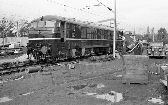 E18100 1958-10 East Didsbury Sidings