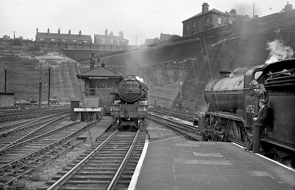 60878 61752 1950s Nottingham Victoria Station
