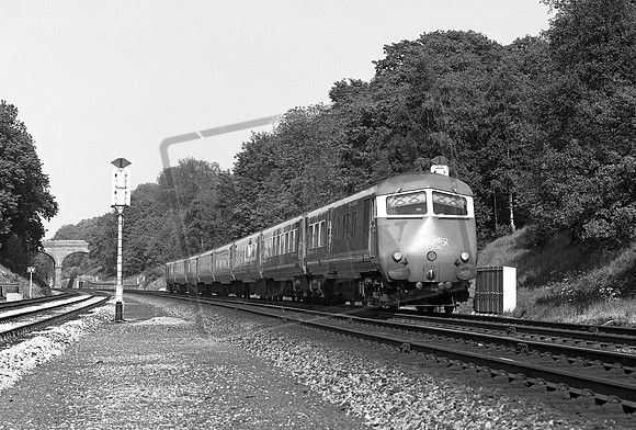 Blue Pullman 1963-05-31 Sonning Cutting