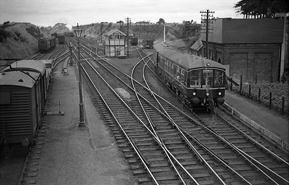 DMU E79035 1956-07 Wymondham Junction