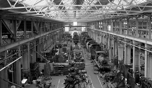 Eastleigh Works 1967-04-18 'B Shop'