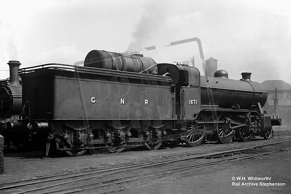 GNR 1671 1921 Kings Cross shed