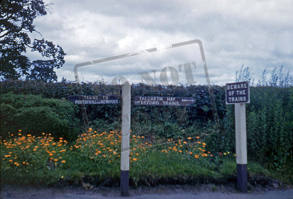 Sign 1962-08 Talyllyn Junction