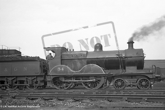 M&GN 54 1920s Nottingham carriage sidings