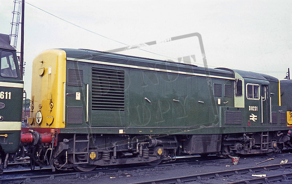 D8231 1967-06-04 Hornsey shed