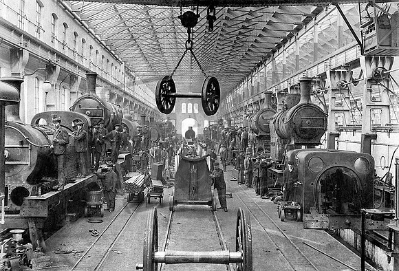 GNR Crimpsall Shops 1910s Doncaster Works