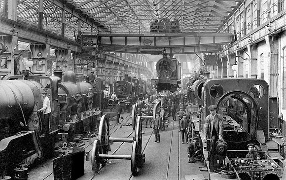 GNR Crimpsall Shops 1910s Doncaster Works