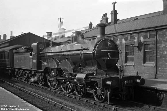 GNR 988 1921c Grantham