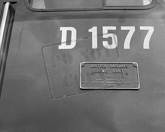 D1577 1964 worksplate