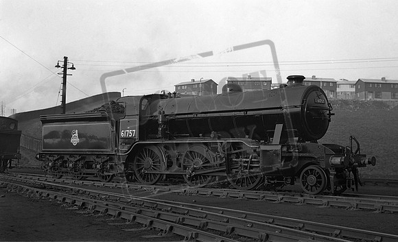 61757 1950 Eastfield Ex works with no shed plate but South Lynn painted Good cop