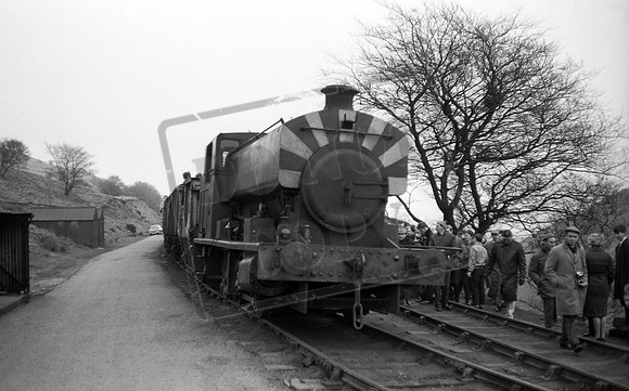 Industrial Barclay 0-6-0ST No2494 1967-04-01 Blaenersychan colliery