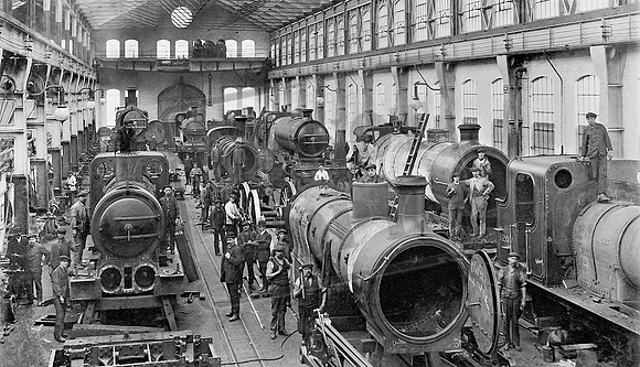 Works 1905 Doncaster Works Crimpsall Shops Interior