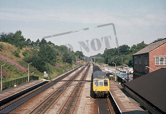 DMU Class 115 M518xx 1970s Gerrards Cross