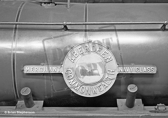 35007 1964 nameplate