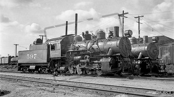 AT&SFRR 597 1936 Los Angeles