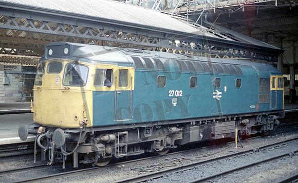 27012 1984 Edinburgh Waverley