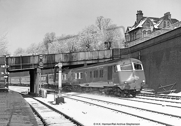 Blue Pullman 1964-03-16 High Wycombe