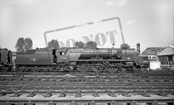 34040 1967 Eastleigh shed