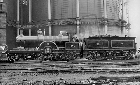 MR 1856 1900s St. Pancras Station yard