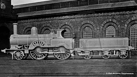 LNWR 1211 1872 Crewe Works
