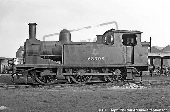 68308 1950c Darlington shed
