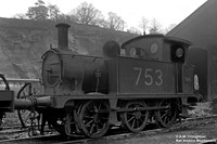 SECR 753 1920c Folkestone Junction shed