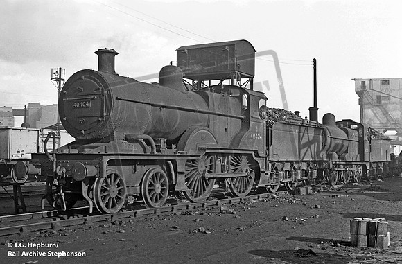 40404 1950s Derby shed