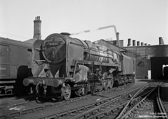 92048 1957-05-25 Cricklewood shed