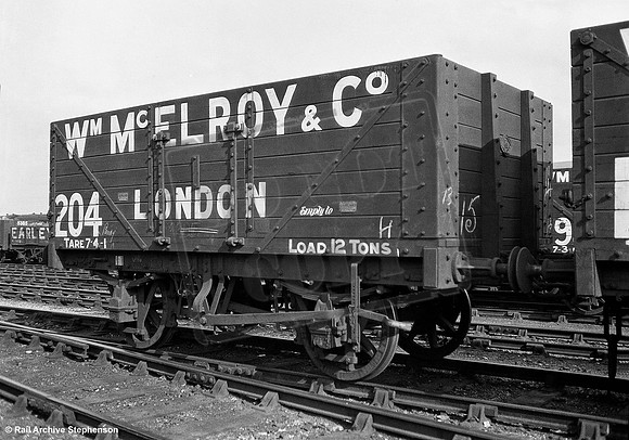 Private Owner wagon Wm McElroy & Co 204