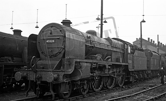 45524 1954-10-31 Willesden shed
