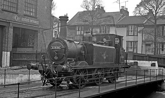 32636 1961c rear of Brighton shed