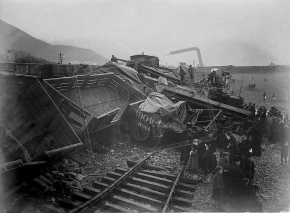 LNWR Fish Truck 1899-01-13 Penmaenmawr  Disaster
