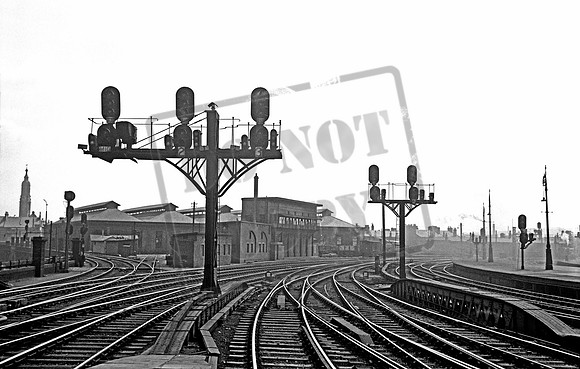 Signalbox 1960c Glasgow St Enoch