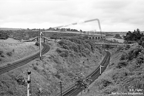 Whitby West cliff 1950s