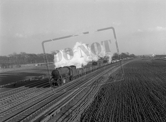 90574 1960s Winwick northbound