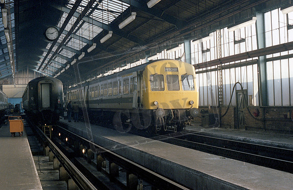 DMU class 101 1970s Cambridge Shed