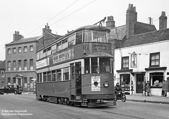 LT Tram 2162 1935c Uxbridge, High Street