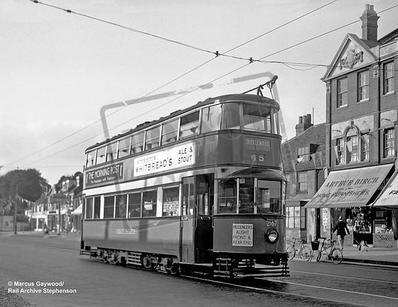 LT Tram 2167 1933c High Road, Whetstone, N20.