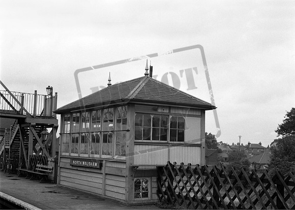 Signal box 1958-09-09 North Walsham